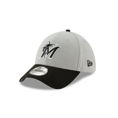 Sapca New Era Miami Marlins MLB Team Classic 39THIRTY Stretch Fit - Gri